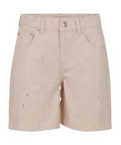 Msgm Multi-pocket Shorts In Brown