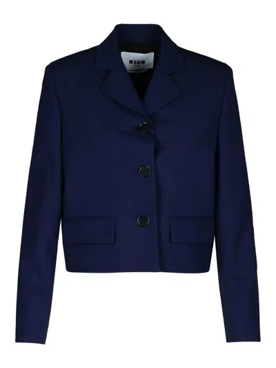 MSGM BLAZER - AZUL OSCURO