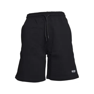 Msgm Shorts In Black