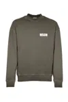 Msgm Never Look Back Sweatshirt In Anthracite