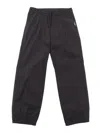 Msgm Nylon Pants Boy In Black