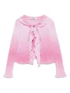 Msgm Ombré-effect Cardigan In 粉色