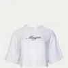 MSGM OPEN-BACK CROPPED T-SHIRT
