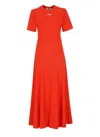 Msgm Logo-print Maxi Dress