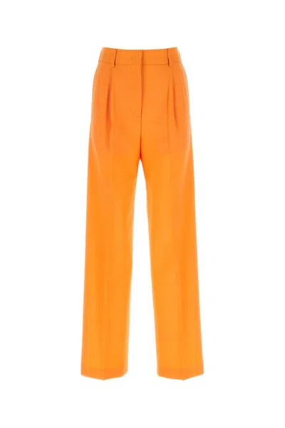 MSGM ORANGE TWILL PANT