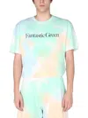 Msgm Organic Cotton Logo-graphic T-shirt In Multi