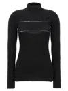 Msgm Knitwear Sweater Organza Insert