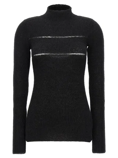 MSGM MSGM ORGANZA INSERT SWEATER