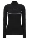Msgm Knitwear Sweater Organza Insert