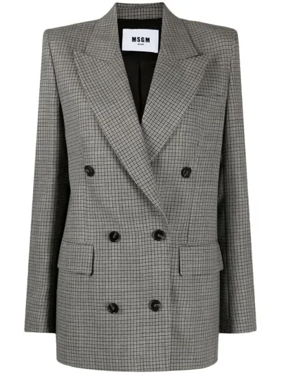 Msgm Outerwear In Gray