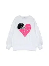 Msgm Over Sweatshirt In White
