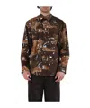 Msgm Paint Splatter-print Cotton Shirt