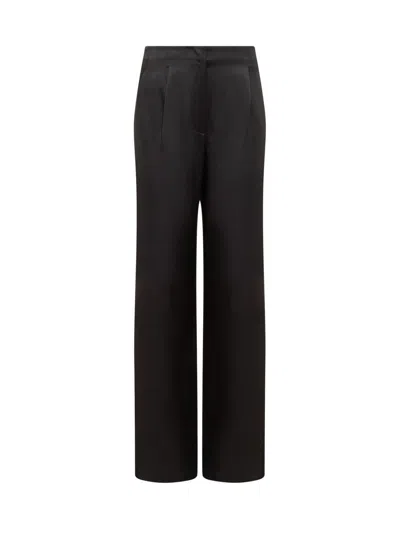 Msgm Palace Pants In Black