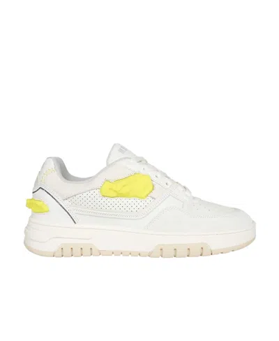Msgm Panelled Low-top Sneakers In White