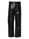Msgm Panelled Trousers In Black