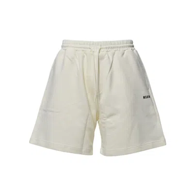 Msgm Shorts In Neutral