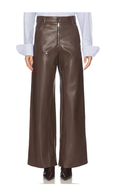 Msgm Pant In Brown