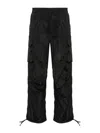 Msgm Black Logo Waistband Pant In Black