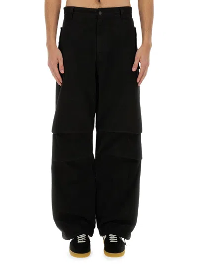 MSGM CANVAS CARGO PANTS "PARACHUTE"