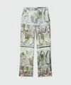 Msgm Graphic-print Straight Trousers