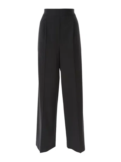 Msgm Pantalones De Sastrería - Negro