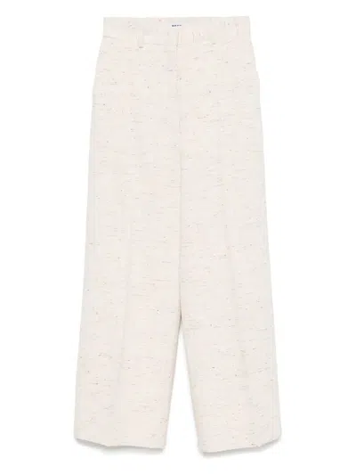 Msgm Pants In Neutrals