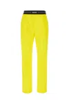 Msgm Pant Wool Central Pleats In 06