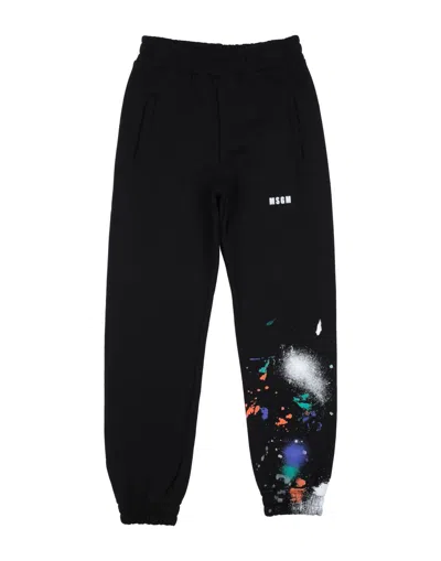 Msgm Kids' Pants In Black