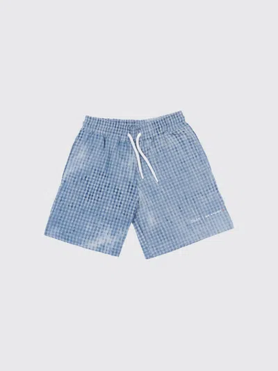 MSGM MSGM KIDS SHORTS KIDS COLOR BLUE,I40906009