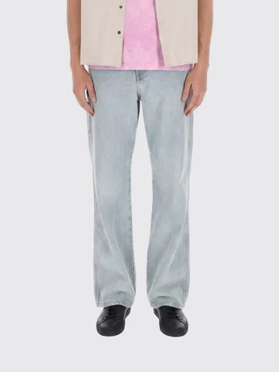 Msgm Pants Men In Blue