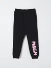 Msgm Pants  Kids Kids Color Black 1 In Schwarz 1