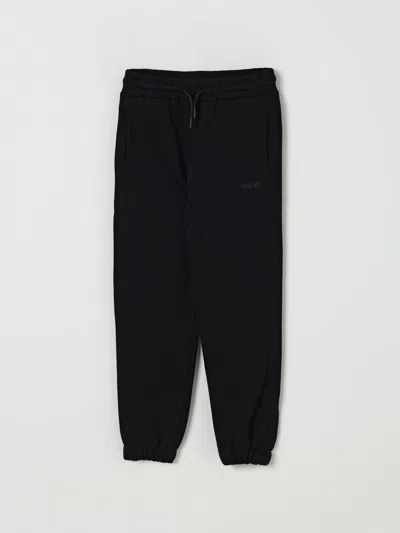 MSGM PANTS MSGM KIDS KIDS COLOR BLACK,437944002