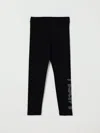 Msgm Logo-print Leggings In Black