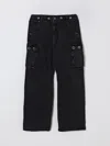 Msgm Cargo-pocket Button-fastening Jeans In Animal Print