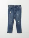 Msgm Pants  Kids Kids Color Denim In Denim