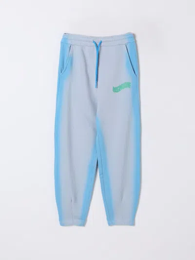 Msgm Pants  Kids Kids Color Gnawed Blue