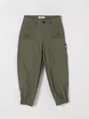 Msgm Tapered Trousers In Green