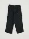 Msgm Pants  Kids Kids Color Grey In Black