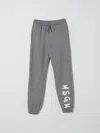 Msgm Pants  Kids Kids Color Grey In Gray