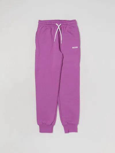Msgm Hose  Kids Kinder Farbe Lila In Lilac
