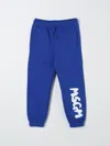 Msgm Pants  Kids Kids Color Royal Blue In Royal Blue
