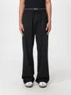 Msgm Wool Blend Pants In Black