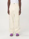 Msgm Pants  Men Color Yellow Cream