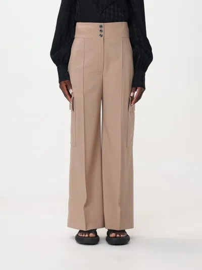 Msgm Pants  Woman Color Beige