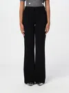Msgm Pants  Woman Color Black In Schwarz