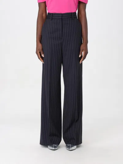 Msgm Trousers  Woman Colour Blue