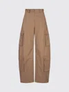 Msgm Pants  Woman Color Brown In Brown