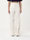 Msgm Pants  Woman Color Cream
