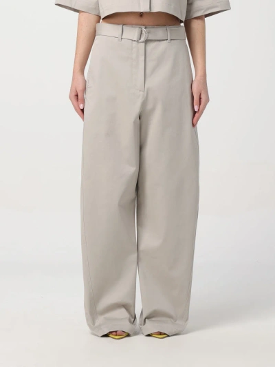Msgm Pants  Woman Color Grey