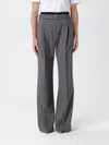 Msgm Pants  Woman Color Grey In Gray